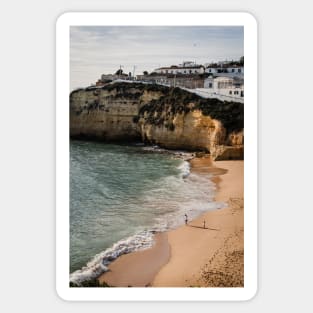 Mother and Daughter at Carvoeiro Beach Sticker